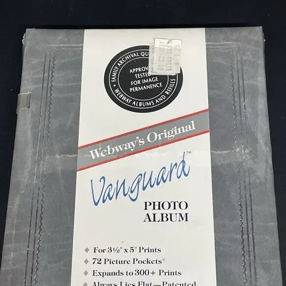 New Set of 3 Webway Orig Vanguard Photo Albums 72 Pockets USA W-35T Expandable